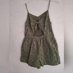 Aerie Olive Green Roomper Size M